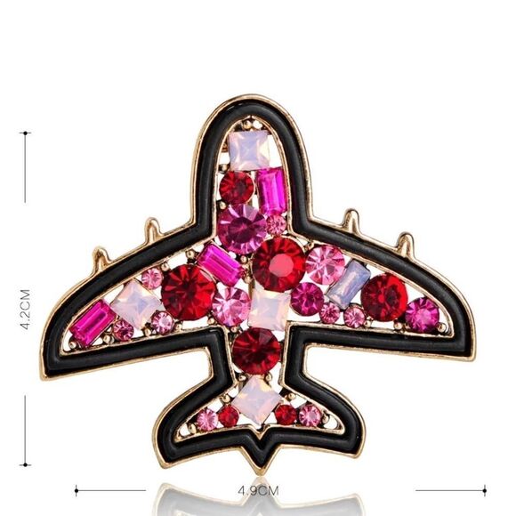 VQ Airplane Brooch - Picture 4 of 6